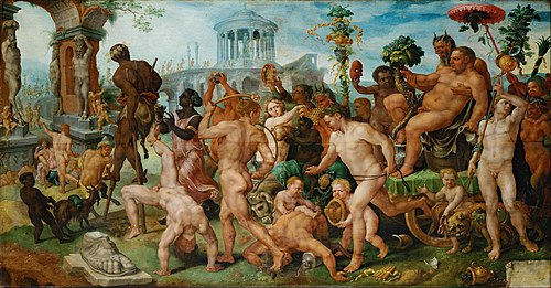 The Triumphal Procession of Bacchus, 1536, Maarten van Heemskerck