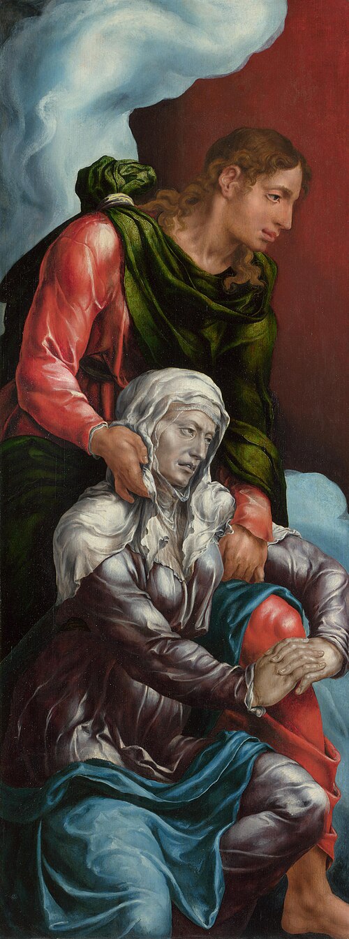 The Virgin and Saint John the Evangelist, 1540, Maarten van Heemskerck