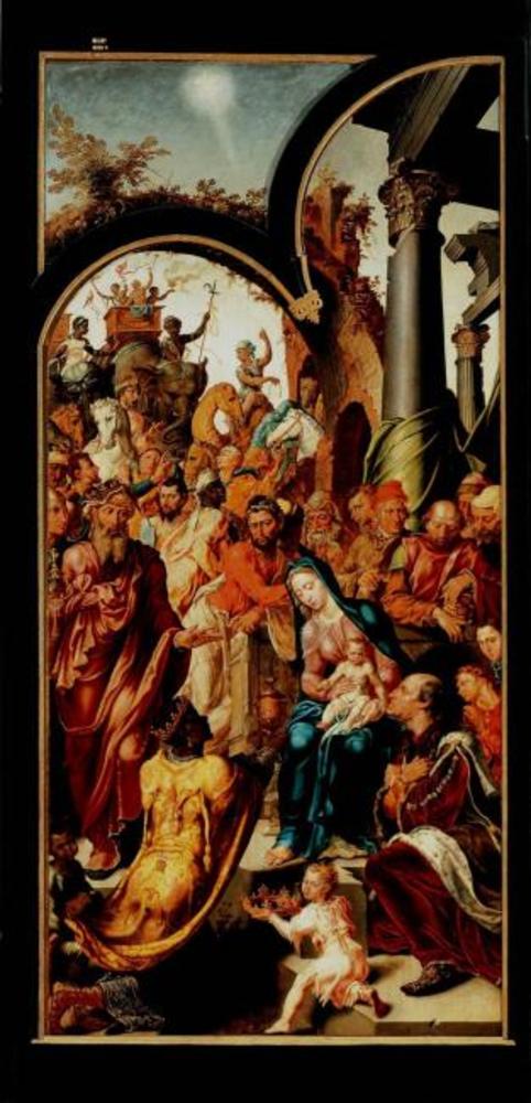 L'Adoration des mages, 1546, Maarten van Heemskerck