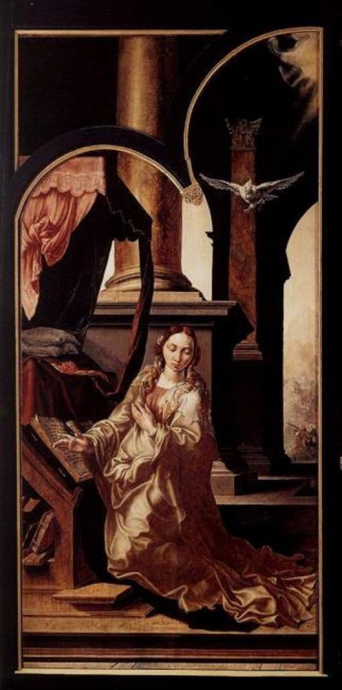 Virgin Annunciate, 1546, Maarten van Heemskerck