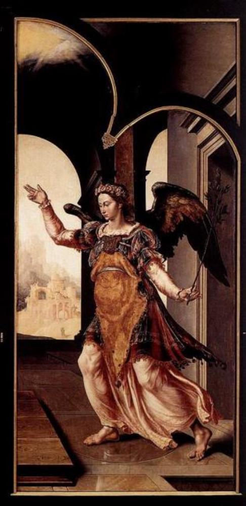 Annunciate Angel, 1546, Maarten van Heemskerck