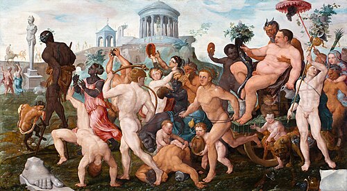 Triumphal Procession of Bacchus, 1536, Maarten van Heemskerck