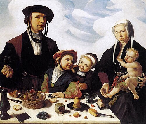 Family Portrait, 1530, Maarten van Heemskerck