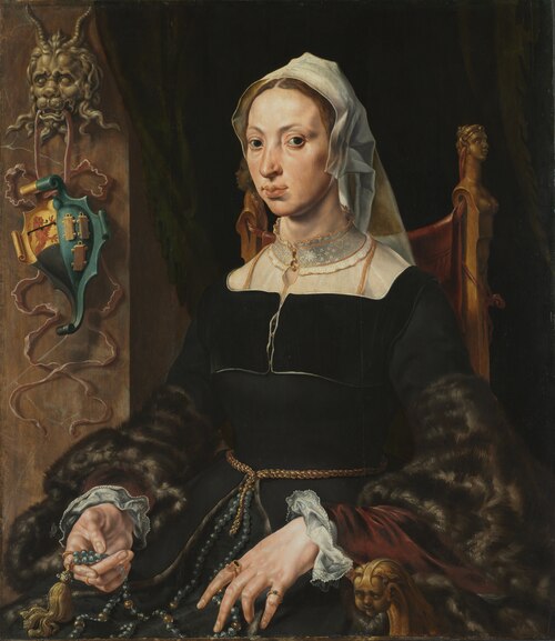 Portrait of Machtelt Suijs, 1542, Maarten van Heemskerck