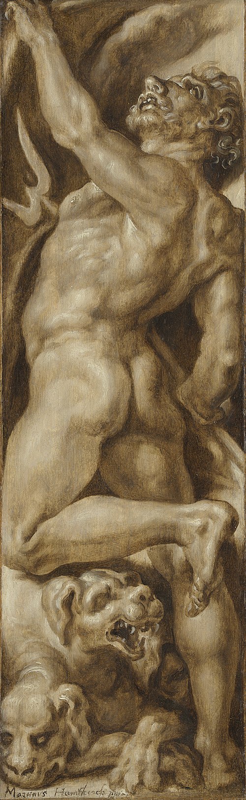 Pluto and Cerberus, 1555, Maarten van Heemskerck