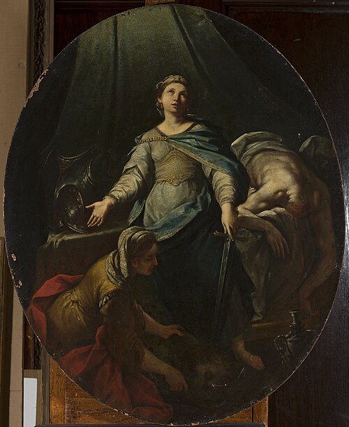 Judith avec la tête de Holopherne, 1726, Ercole Graziani le Jeune