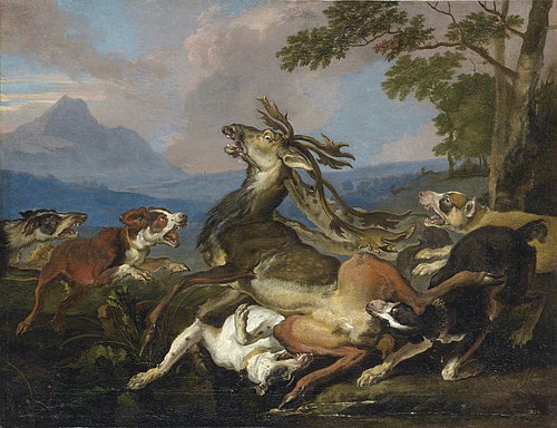L'Halali du Cerf, , Abraham Hondius