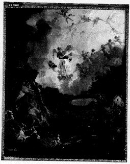 annunciation with shepherds, 1670, Abraham Hondius