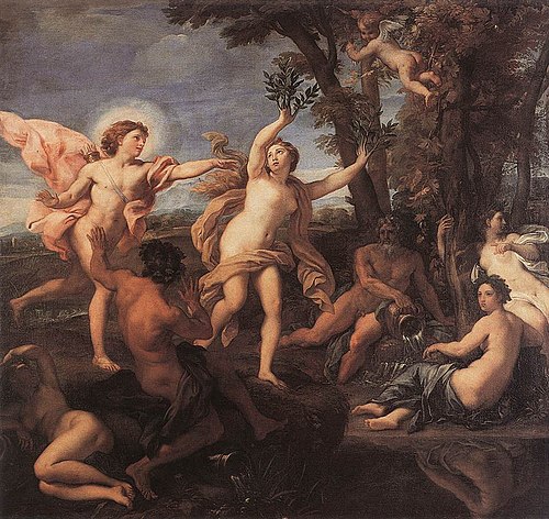 Apollon à la poursuite de Daphné, 1681, Carlo Maratta