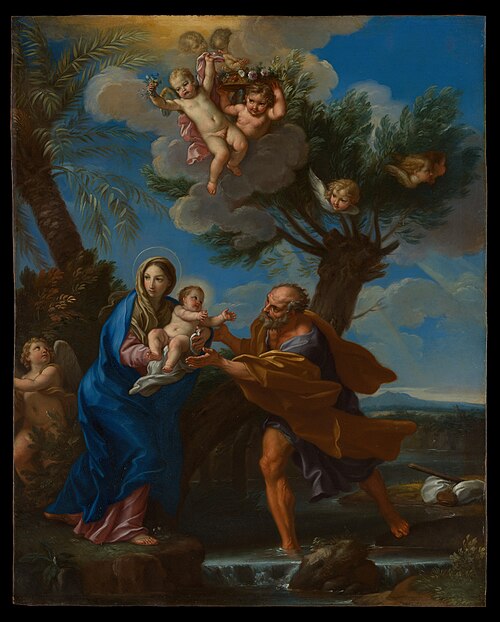 The Flight into Egypt, 1664, Carlo Maratta