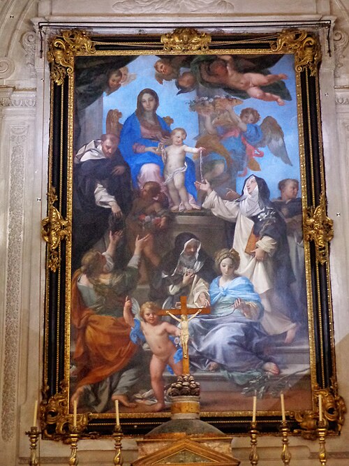 Madonna of the Rosary, 1656, Carlo Maratta