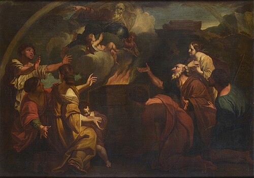 The Sacrifice of Noah, 1680, Carlo Maratta