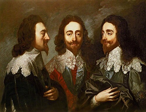 Triple Portrait of Charles I (after Anthony van Dick), , Carlo Maratta