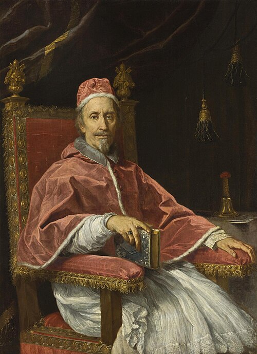Portrait of Pope Clement IX (1600-1669), 1669, Carlo Maratta