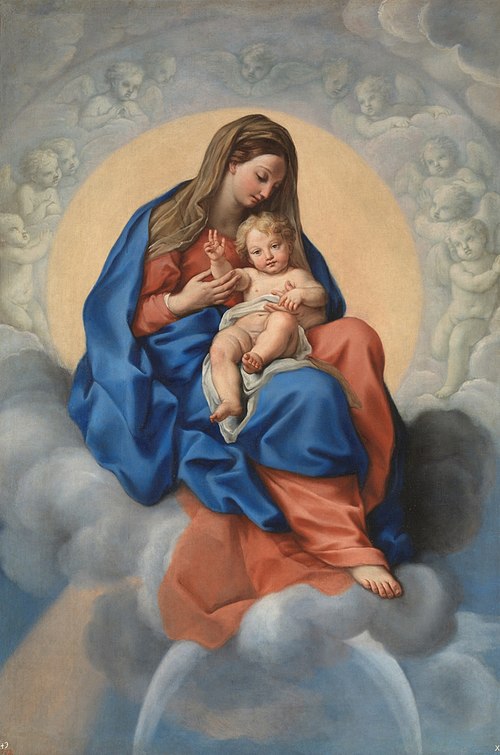 The Virgin and Child in Glory, 1680, Carlo Maratta