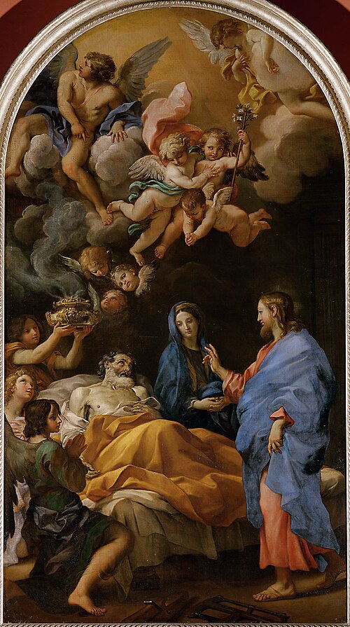 Death of Saint Joseph, 1676, Carlo Maratta