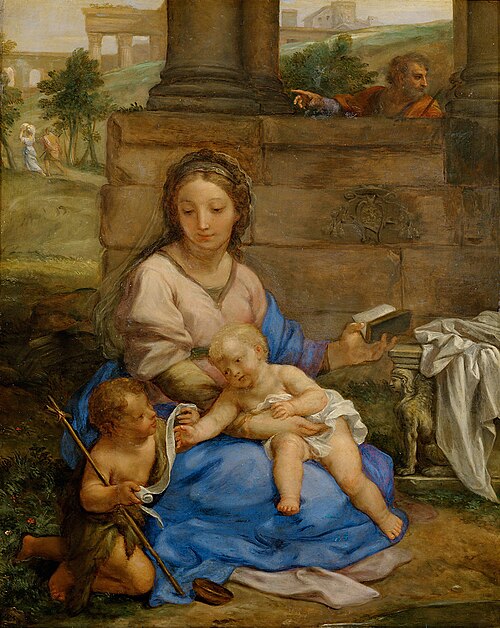 Virgin and Child with St John, 1704, Carlo Maratta