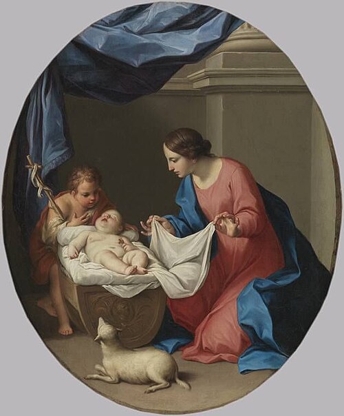 Maria mit Kind und Johannesknaben, 1669, Carlo Maratta