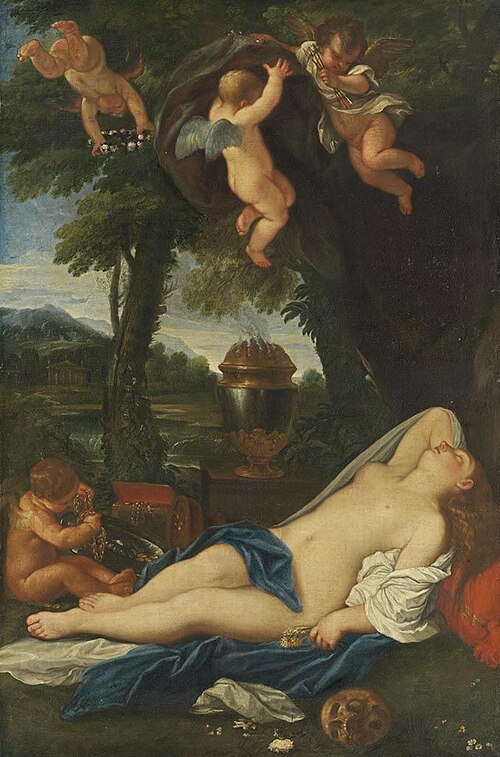 Die Eitelkeit des Irdischen, 1669, Carlo Maratta