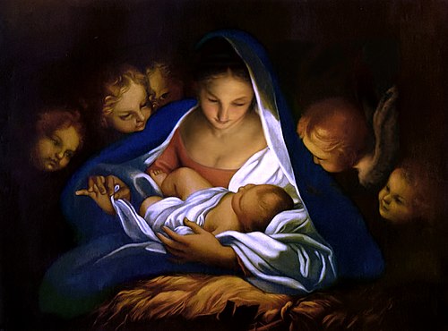 Nativity, , Carlo Maratta