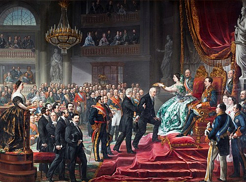 The Coronation of the Quintana, 1859, Luis López Piquer