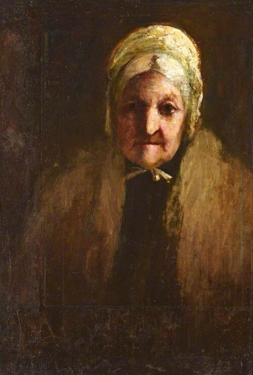 Grace Murray (?) in Old Age, , John Jackson