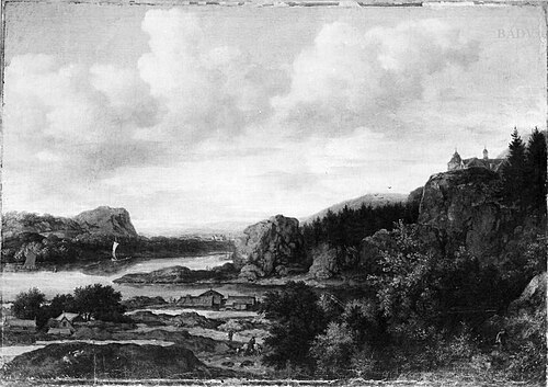 Norwegische Flusslandschaft, 1646, Allaert van Everdingen