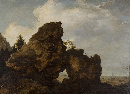 A Rocky Arch Near the Coast, , Allaert van Everdingen