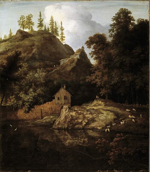 Scandinavisch landschap, 1650, Allaert van Everdingen