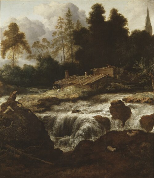 Landscape with a Waterfall, , Allaert van Everdingen