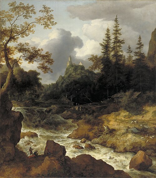 Norwegian Scenery, 1665, Allaert van Everdingen