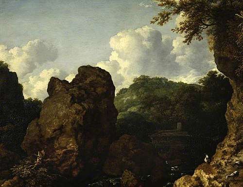 Norwegian landscape, 1656, Allaert van Everdingen