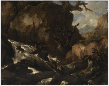 Landscape with a Mountain Torrent, , Allaert van Everdingen