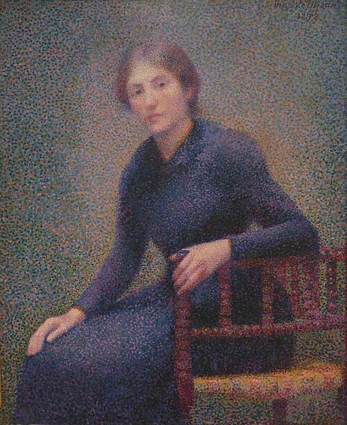 Jeune Femme assise, 1892, Hippolyte Petitjean