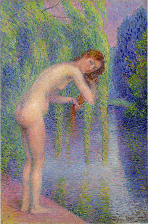 Nude Combing Her Hair, 1903, Hippolyte Petitjean