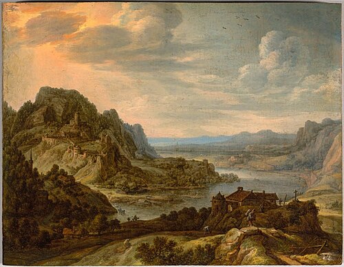 An Extensive Rhenish Landscape, , Herman Saftleven II
