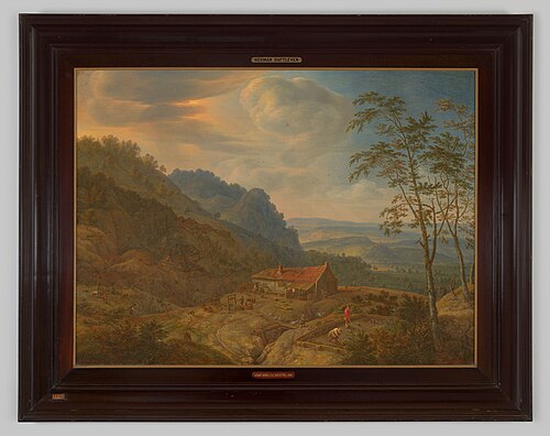 Herberg in het landschap, 1663, Herman Saftleven II