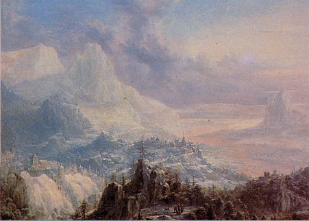 Paysage d'hiver., 1650, Herman Saftleven II