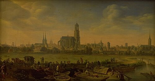 View of Utrecht, 1654, Herman Saftleven II