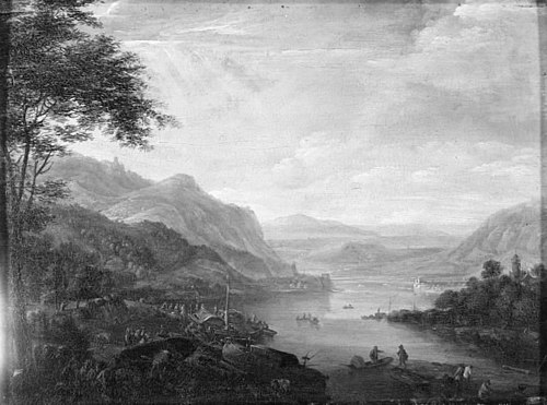 View of the Rhine, 1654, Herman Saftleven II