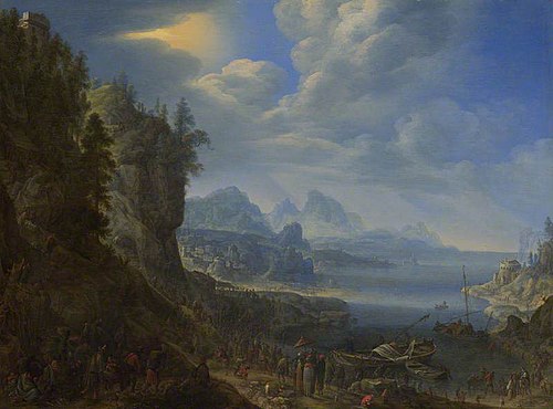 Christ Teaching from Saint Peter's Boat, 1667, Herman Saftleven II