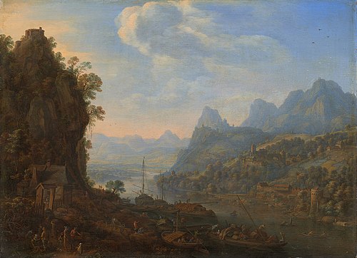 Rheinlandschaft, 1665, Herman Saftleven II