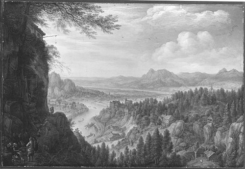 Rheinlandschaft, 1666, Herman Saftleven II