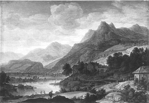 River landscape, 1653, Herman Saftleven II