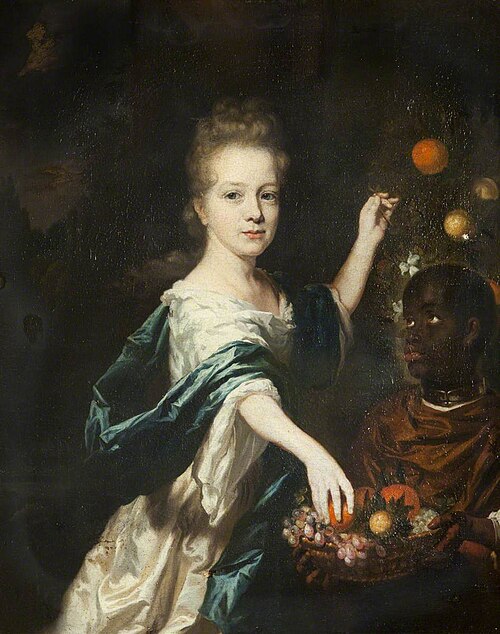 Lady and Attendant with Fruit, , Gerard Soest