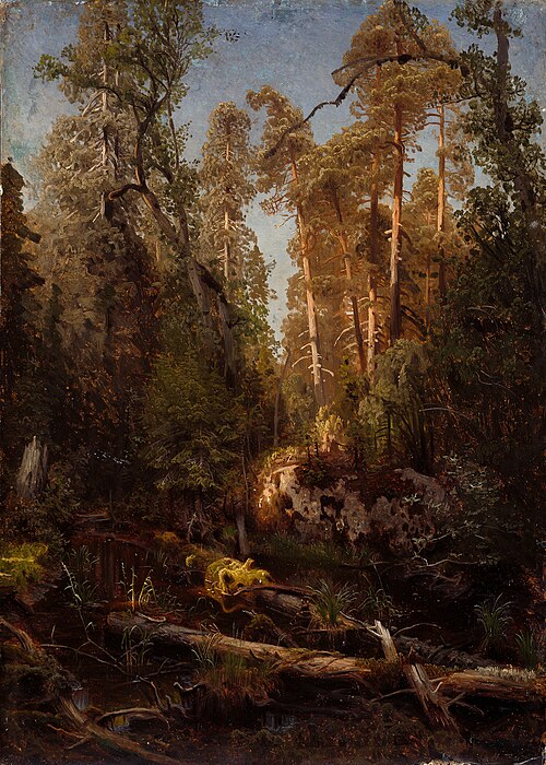 Forest Study, 1851, August Cappelen