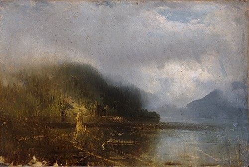 Lake in Fog, 1839, August Cappelen