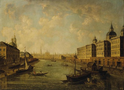 Вид Москвы. Воспитательный дом, 1800, Fiodor Alekseïev