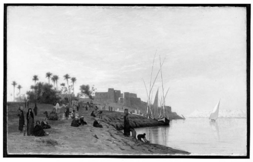 Esneh on the Nile, 1880., 1880, Ernest Wadsworth Longfellow