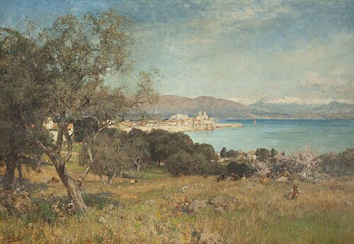La Côte d'Azur, 1899, Ernest Waterlow